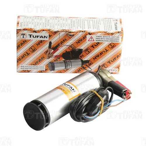 24 VOLT BORU TİP MAZOT POMPASI BÜYÜK