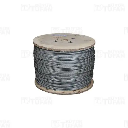 8 MM ÇELİK HALAT SWR 6*19 KENDİR ÖZLÜ